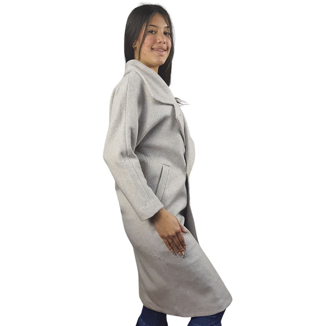 Blazer Vero Moda Gris Style MARA SOLID L/S WOOL COAT(VMC-NL)