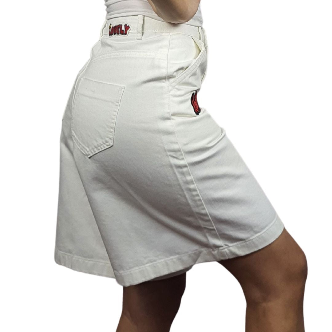 Short Vero Moda Blanco Style SOUTH 1/2 HW JEANS(TP)