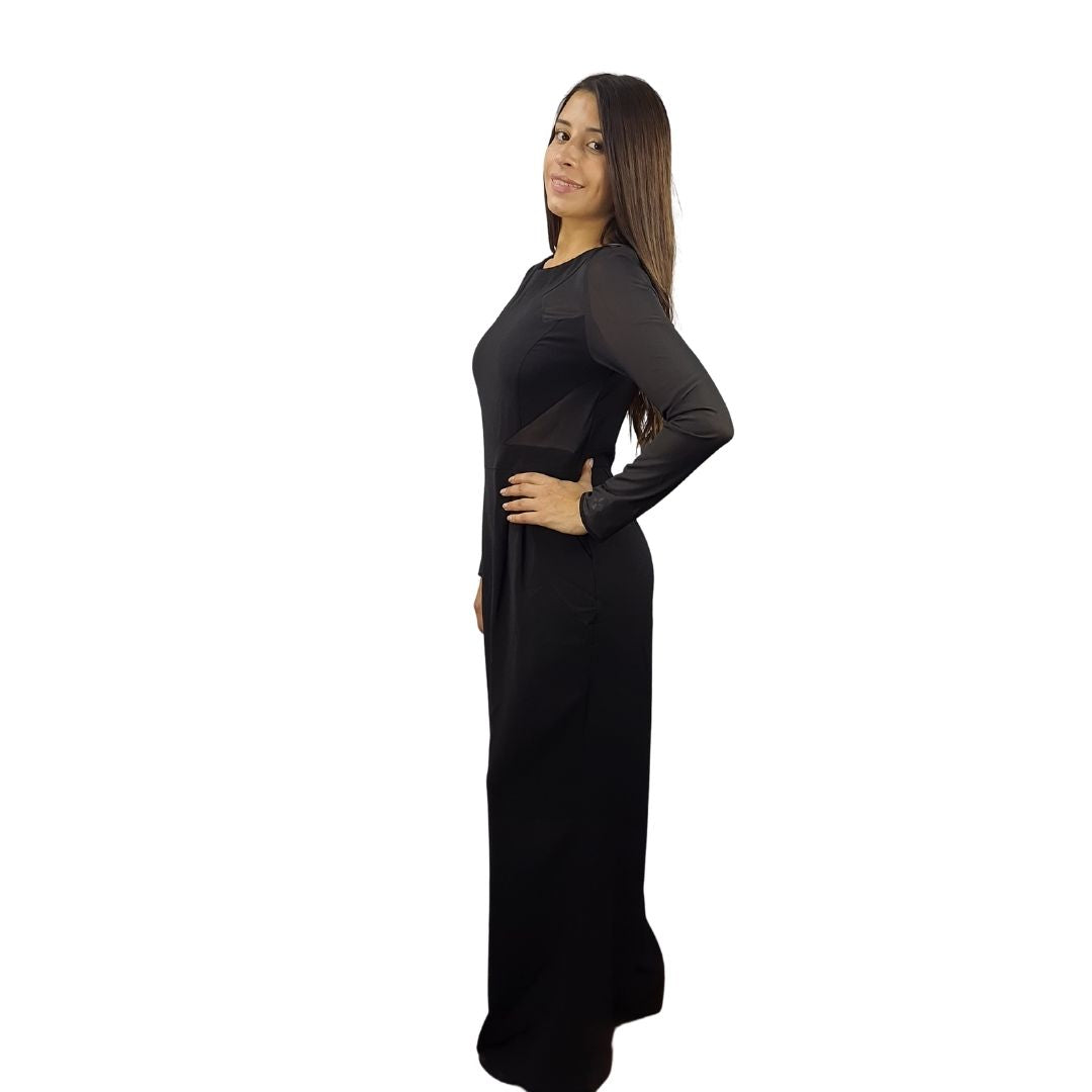 Entero Vero Moda Negro Style AIMEE FLARE CATSUIT(BN-ET-3)