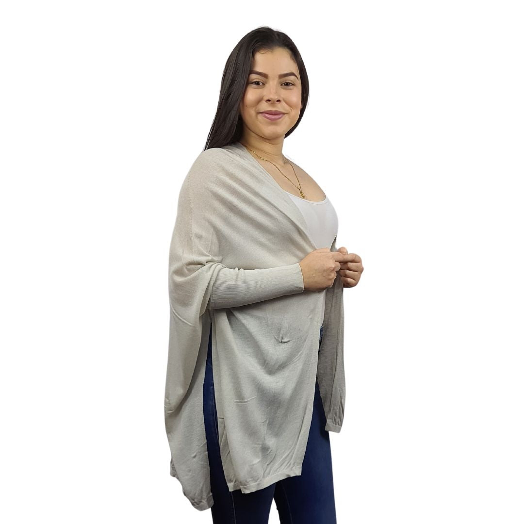 Tapado Vero Moda Gris Color Style AFRICA L/S OPEN CARDIGAN(SD)