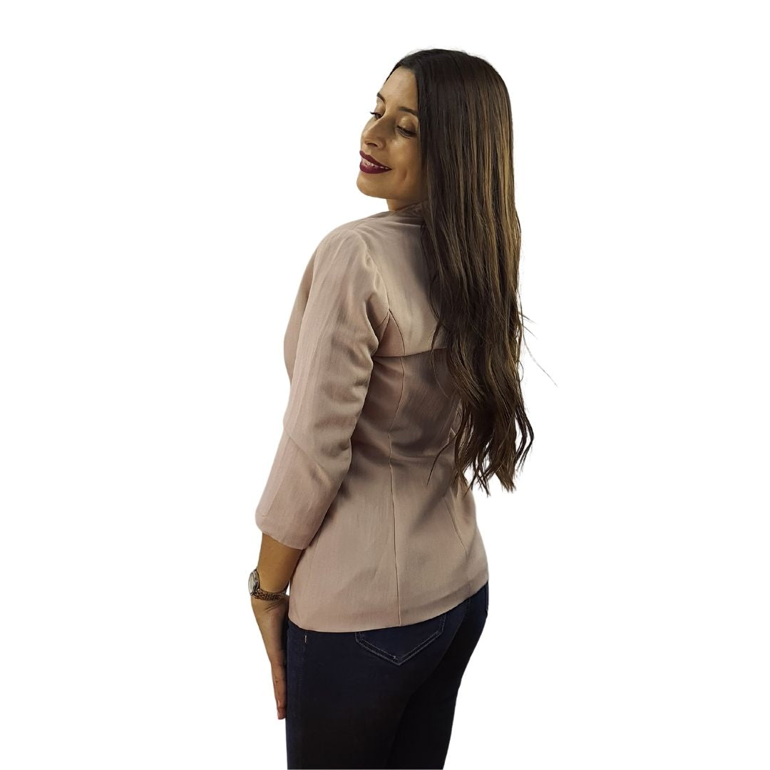Blazer Vero Moda Rosa Vieja Style RITA 3/4 BLAZER(VMC-MM)