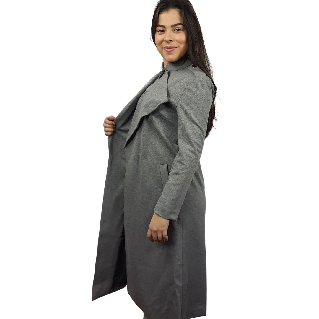 Blazer Vero Moda Gris Style PRIMA L/S COAT(NL)