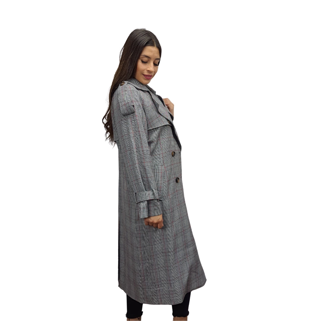 Blazer Vero Moda Gris Style BEET L/S COAT(VMC-LL) (SIN ACCESORIOS)