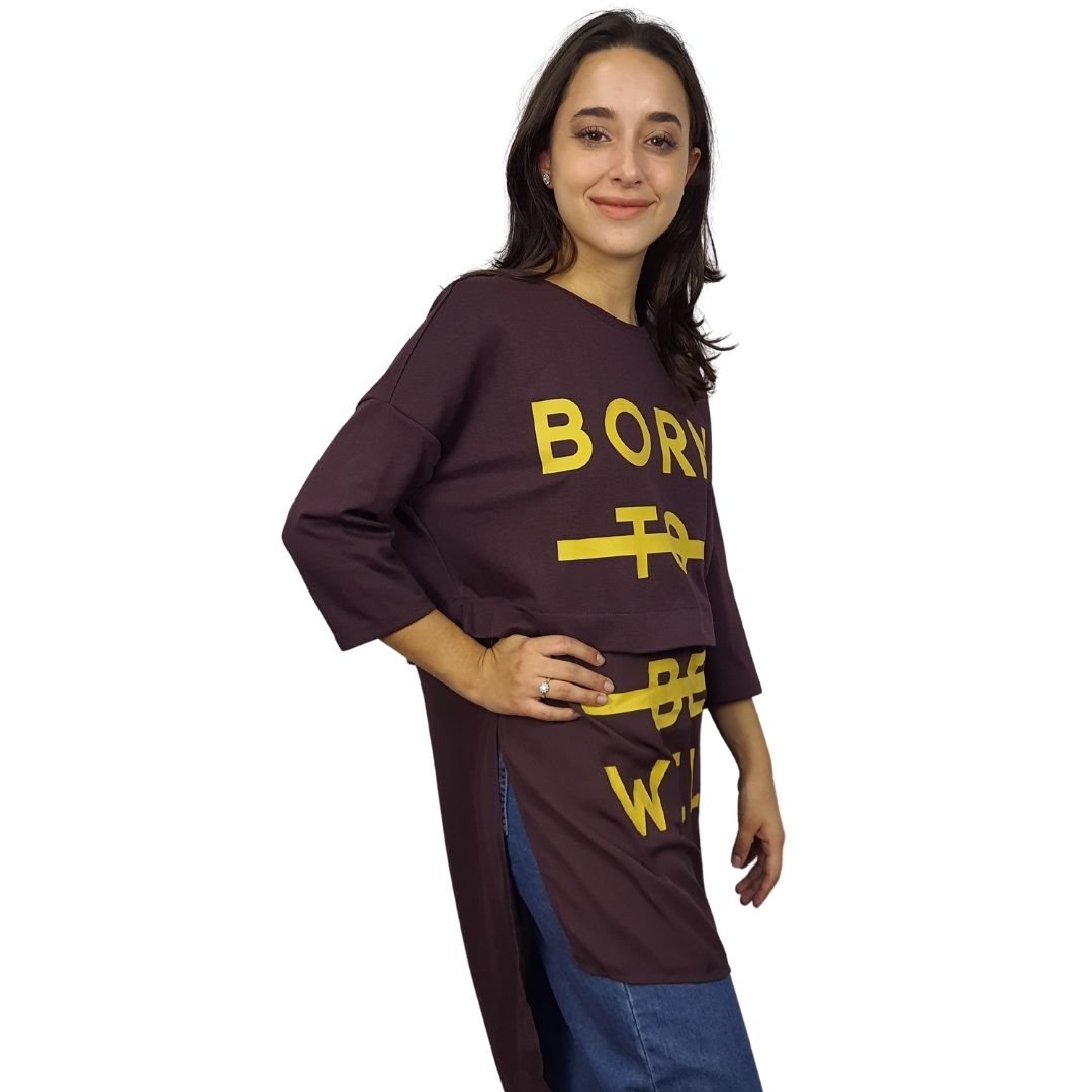 Blusa Vero Moda Morado Style COOL 3/4 TOP(PM-CT-3)