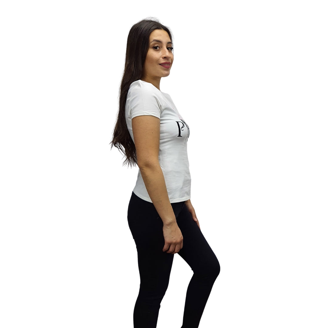 Polera Vero Moda Blanco Style EIFFEL S/S TOP(NN)