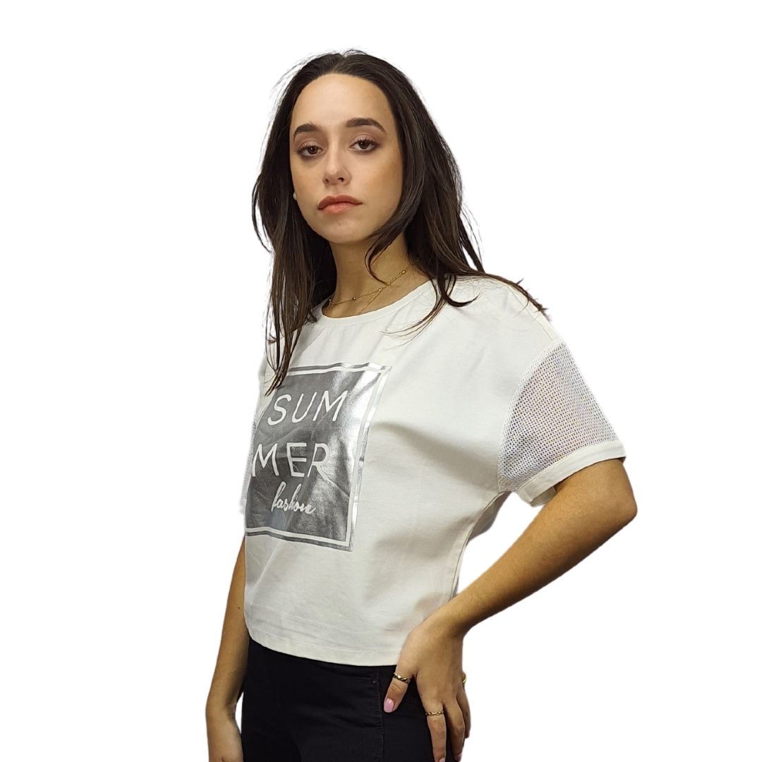 Blusa Vero Moda Blanco Style TYPES S/S TOP(NE-CT-2)