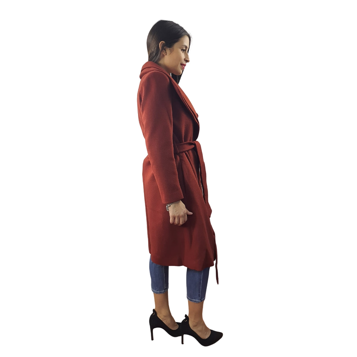 Blazer Vero Moda Marron Style CLASSIC L/S WOOL COAT(EL)