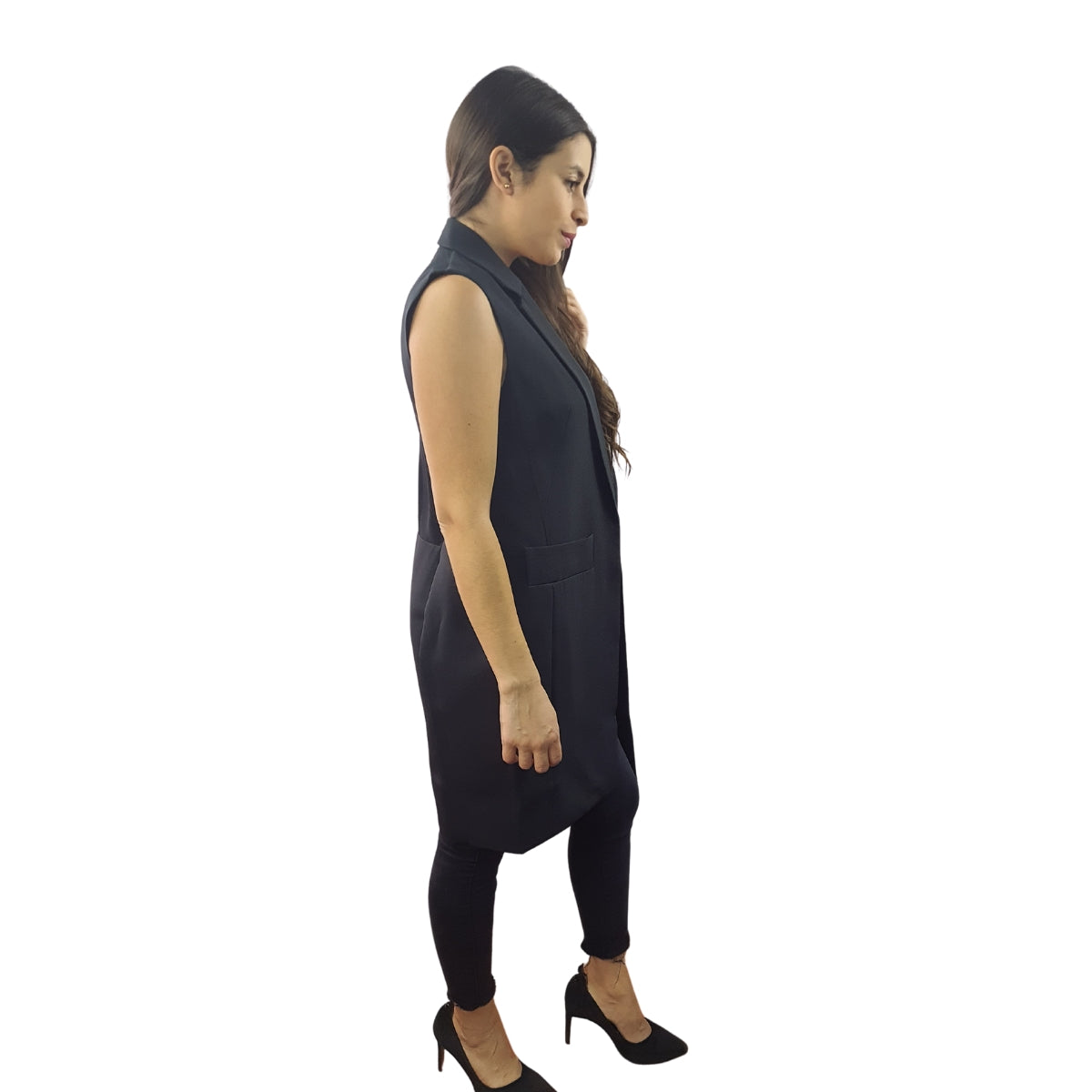 Tapado Vero Moda Negro Style AURE WAISTCOAT(VMC-NL)