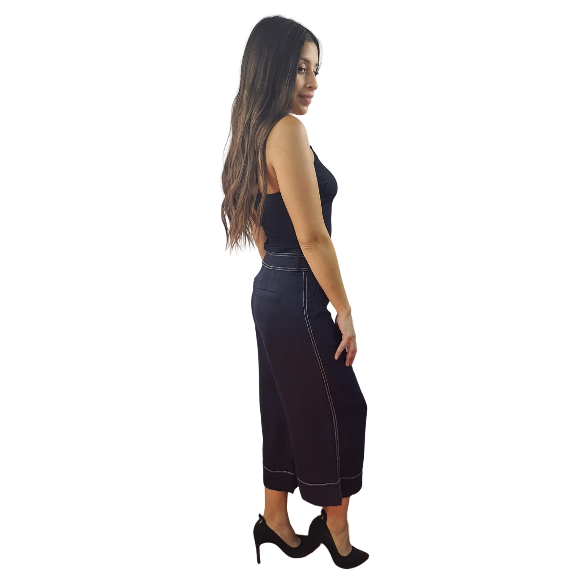 Pescador Vero Moda Azul Oscuro Style PURPLE 7/8 LOOSE PANTS(SD)