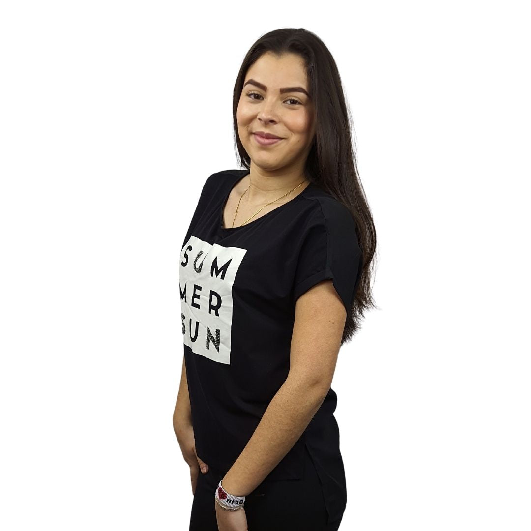 Blusa Vero Moda Negro Style KATHY S/S TOP(NE-CT-2)