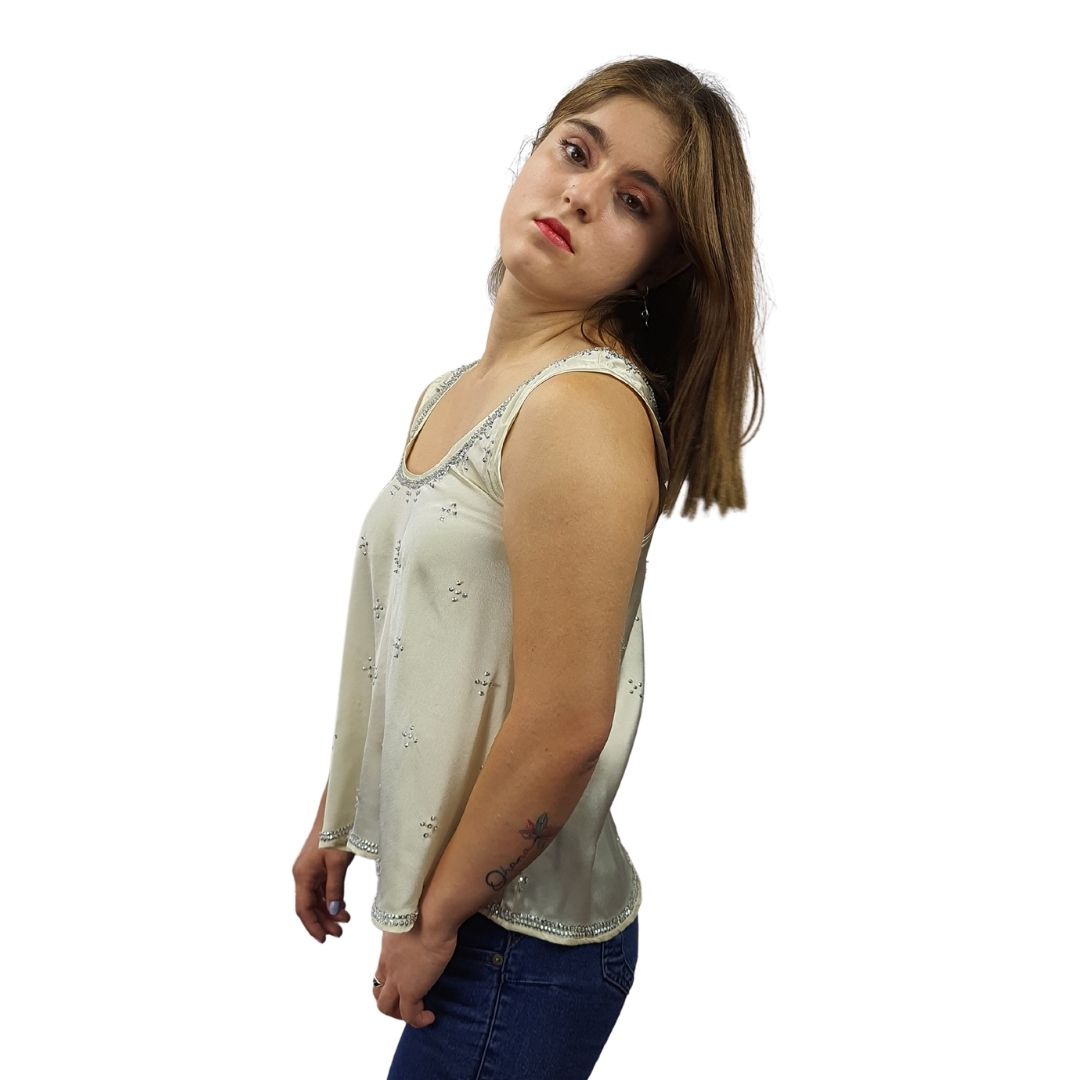 Blusa Rapsodia Cayetin Crudo (top)