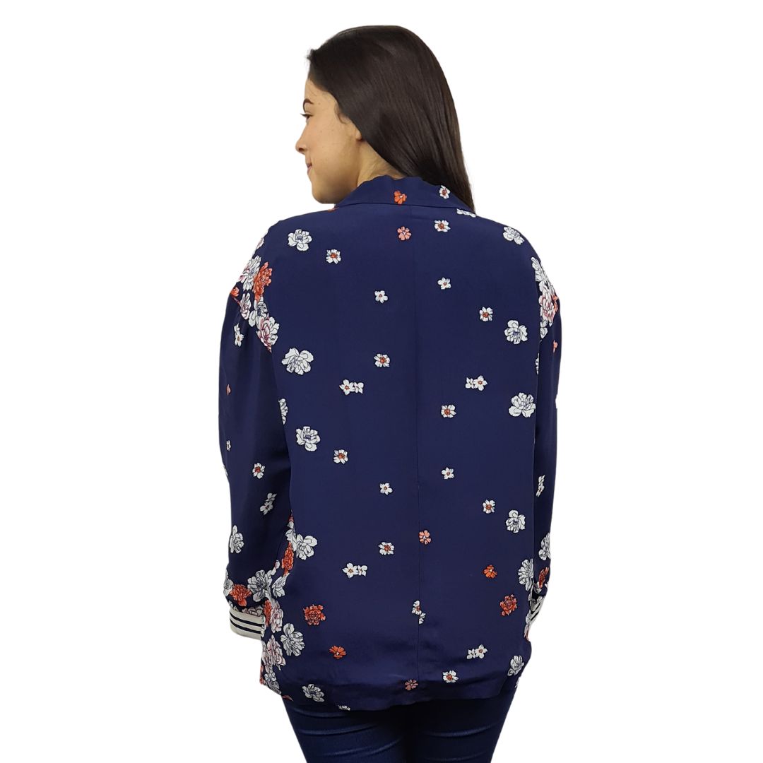 Blazer Vero Moda Azul Style SELMA TRACY 7/8 BLAZER(BJ)
