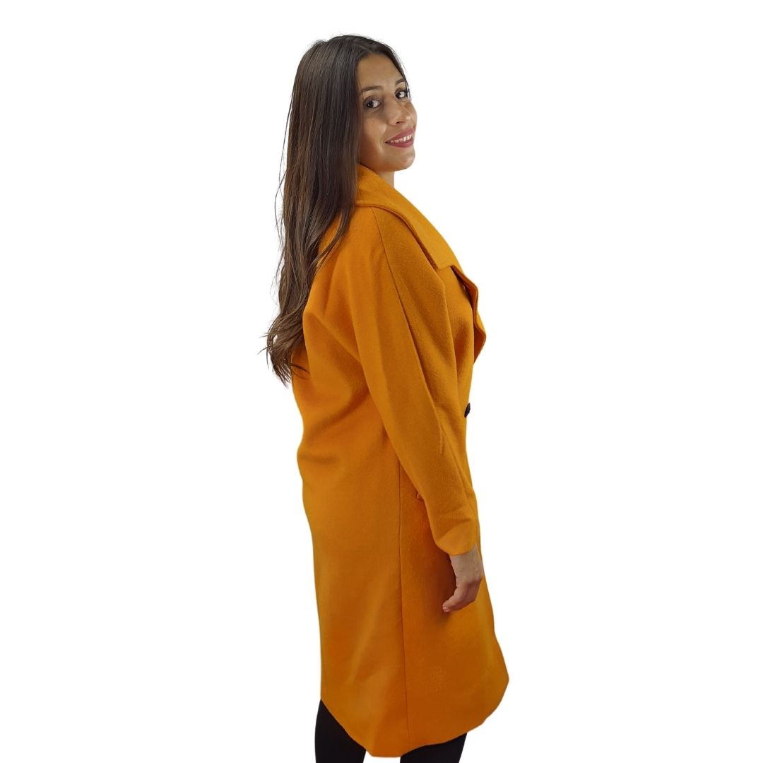 Blazer Vero Moda Naranja MARA SOLID L/S WOOL COAT(LL)
