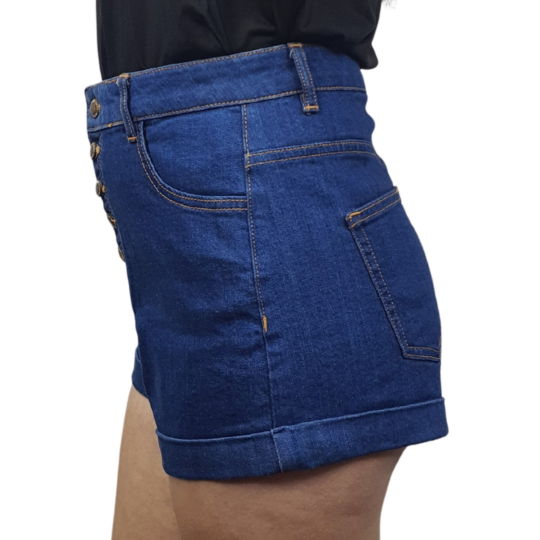 Short Vero Moda Azul Style INDUGE HW DENIM SHORTS(MP)