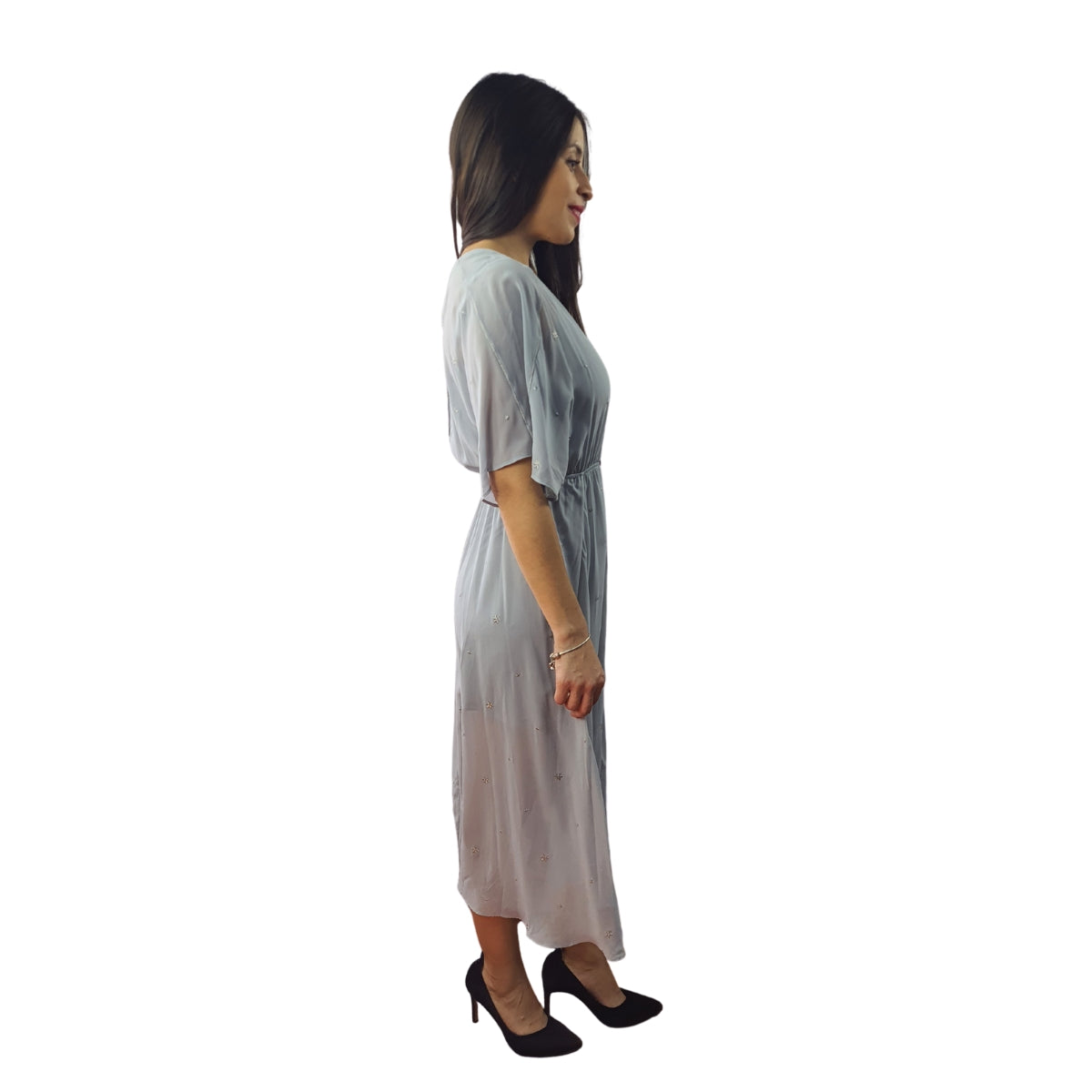 Vestido Vero Moda Gris Style BLANCHE 1/2 DRESS SET(FL)