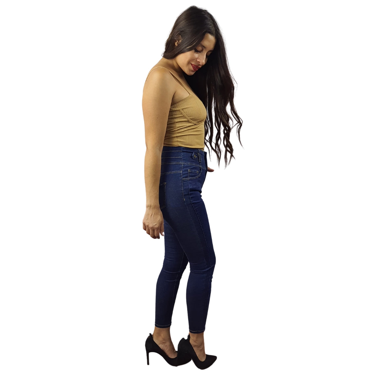 Jeans Vero Moda Azul Oscuro Style DANISH HW X-SLIM JEANS(BT)