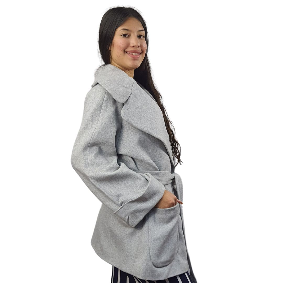 Blazer Vero Moda Gris Style JACKLYN L/S WOOL COAT(VMC-NL)