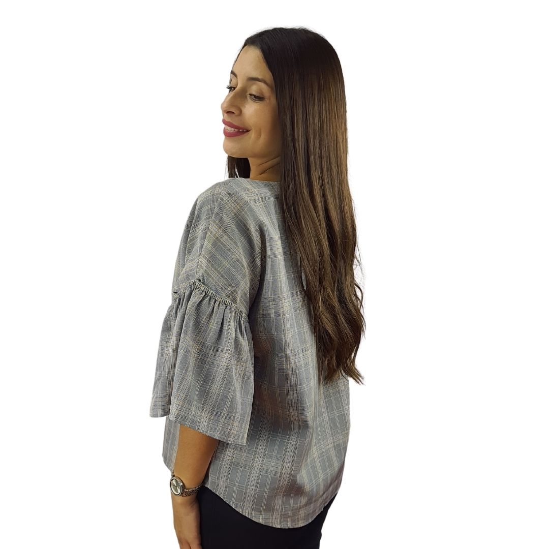 Blusa Vero Moda Gris Style AIMEE 44593 TOP(LL)