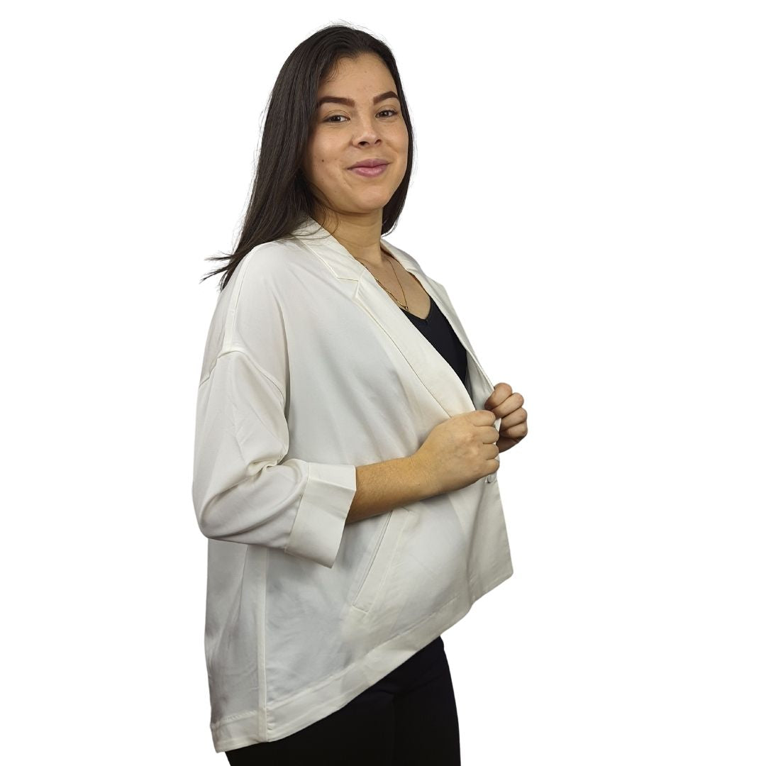 Blazer Vero Moda Blanco Style PURSU 3/4 BLAZER(MP)