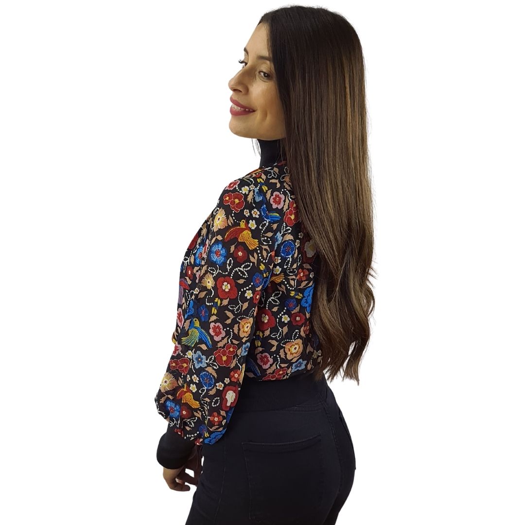 Blusa Vero Moda Negro Style ARCOS L/S TOP(NR)
