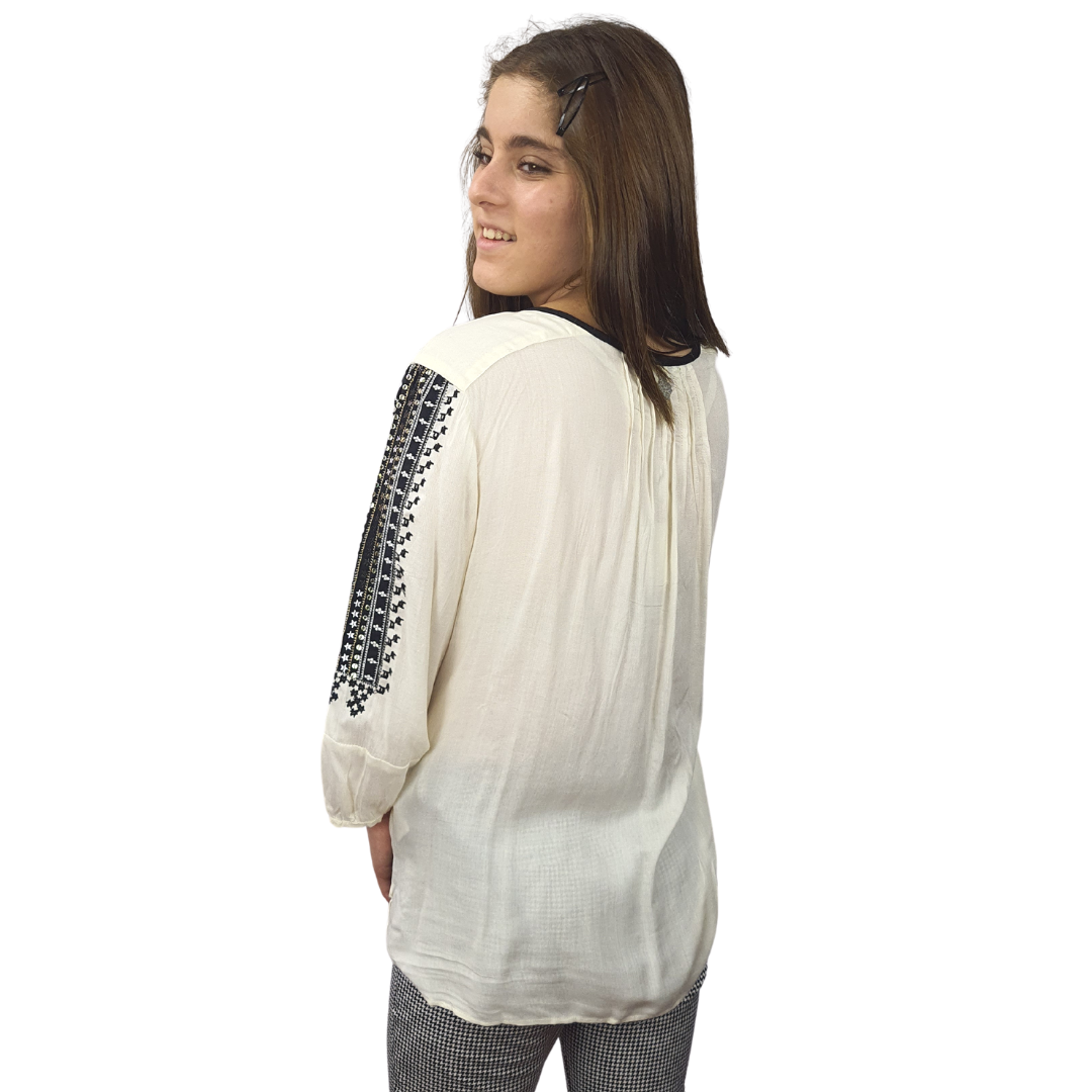 Blusa Rapsodia Pablova Crudo