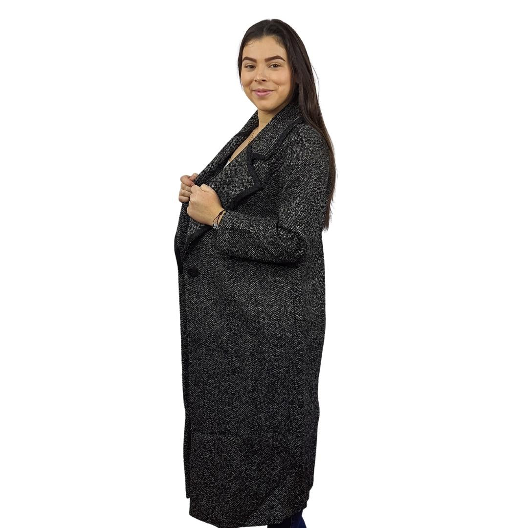 Blazer Vero Moda Gris Style LANE L/S COAT(EL)