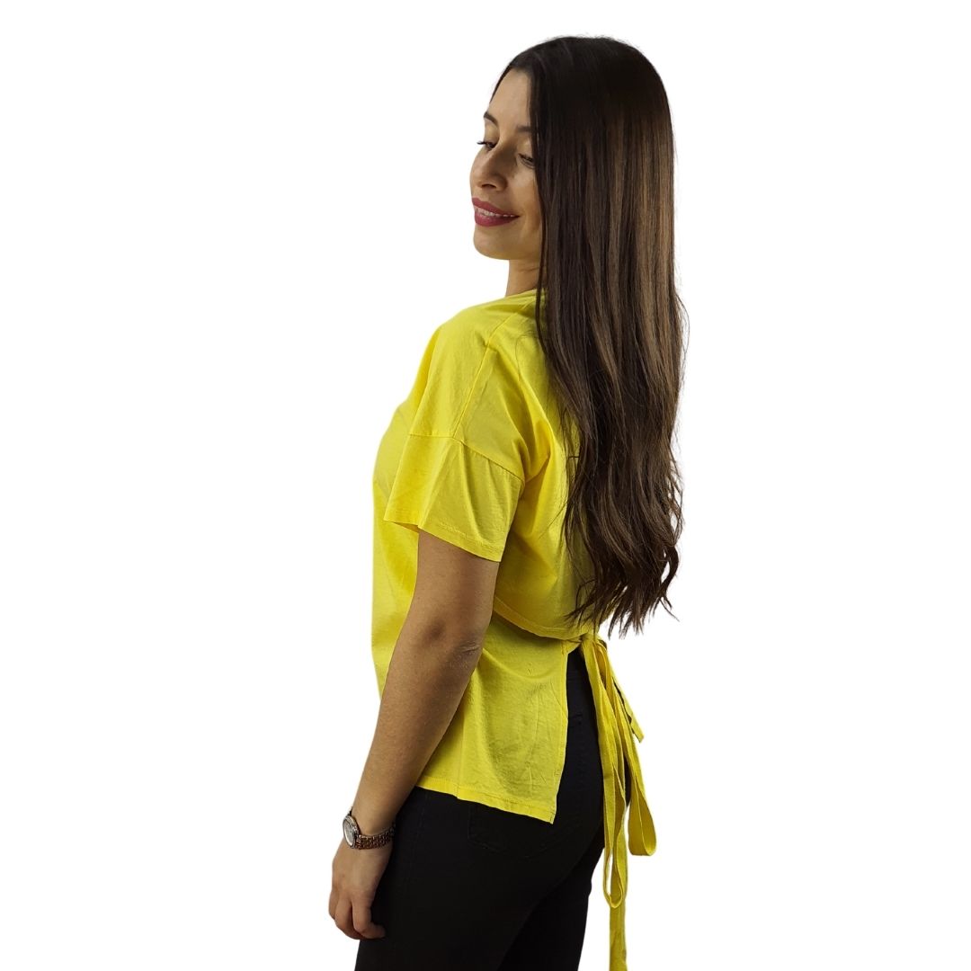 Blusa Vero Moda Amarilla Style LILY S/S TOP(SL)