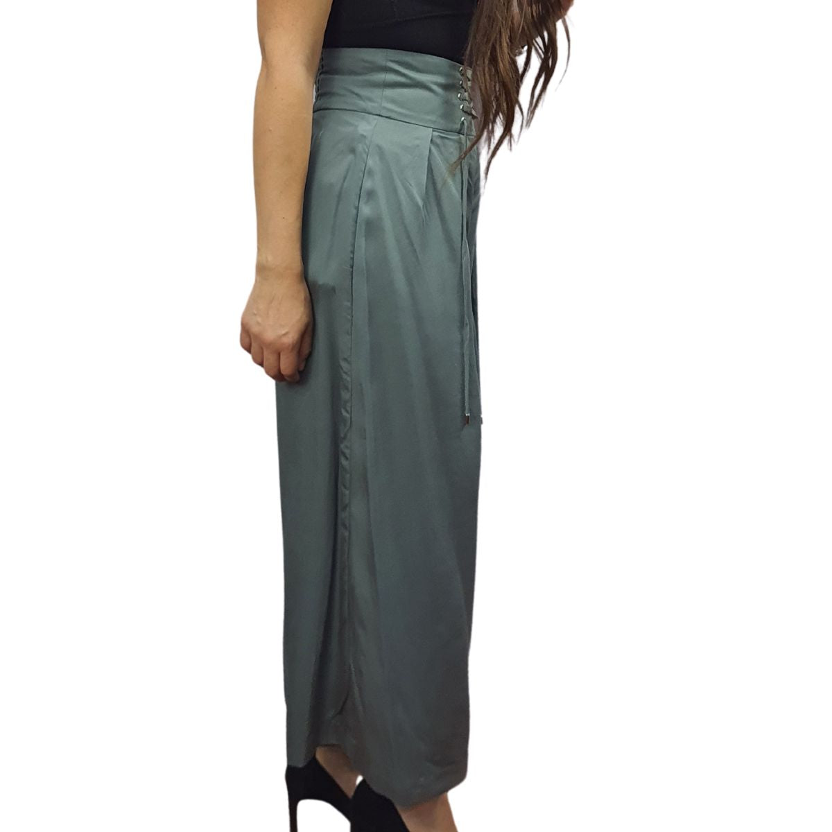 Pantalon Vero Moda Verde Style ARIA SOFT 9/10 LOOSE PANTS(VMC-NC)