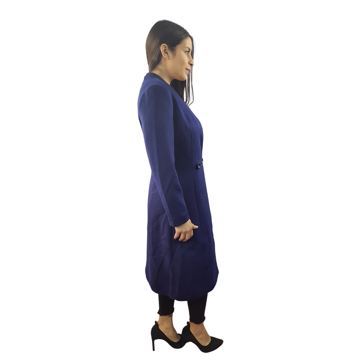Blazer Vero Moda Azul Oscuro Style CARRIE L/S WOOL COAT(NL)