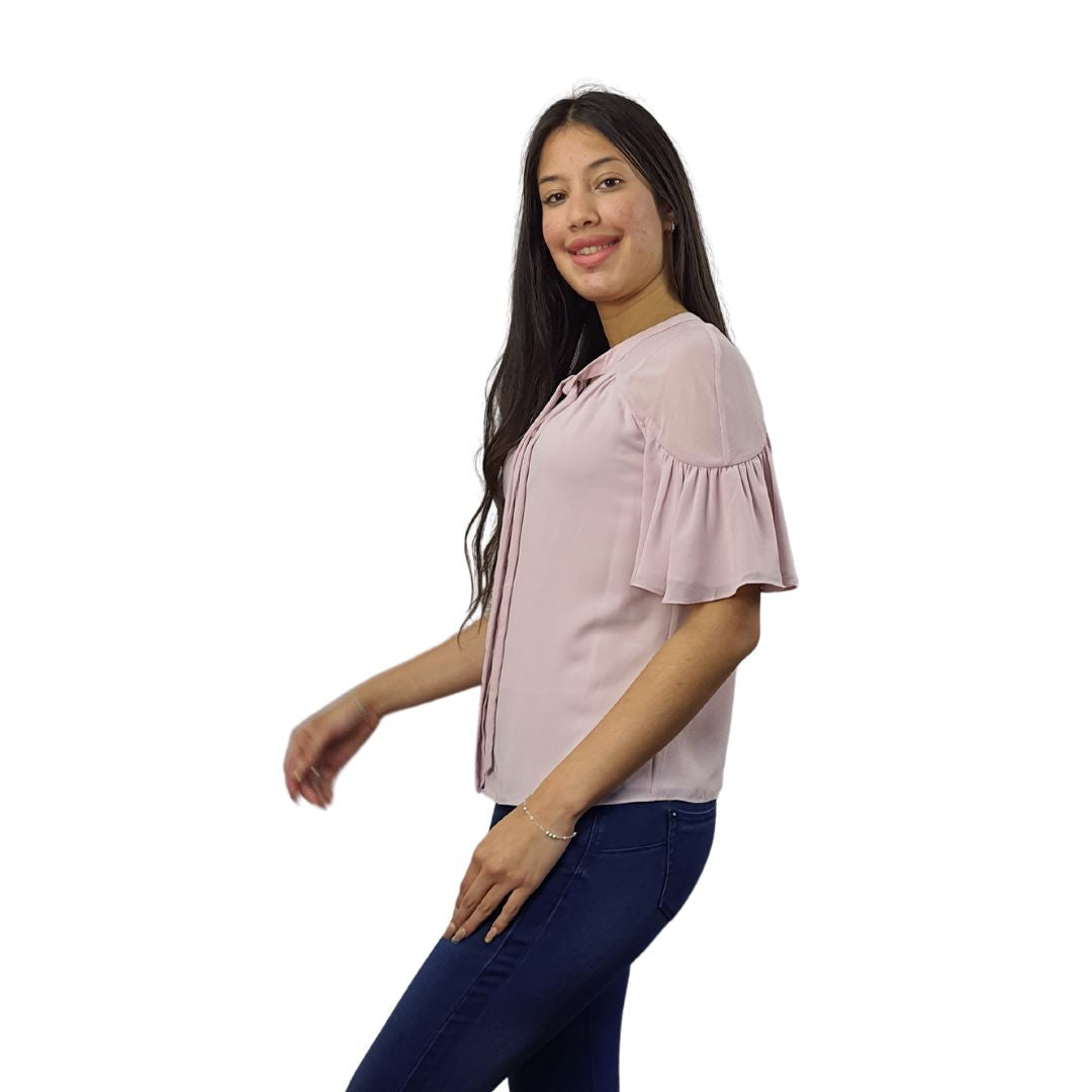 Blusa Vero Moda Rosa Vieja Style BERYL 1/2 SHIRT(VMC-NN)