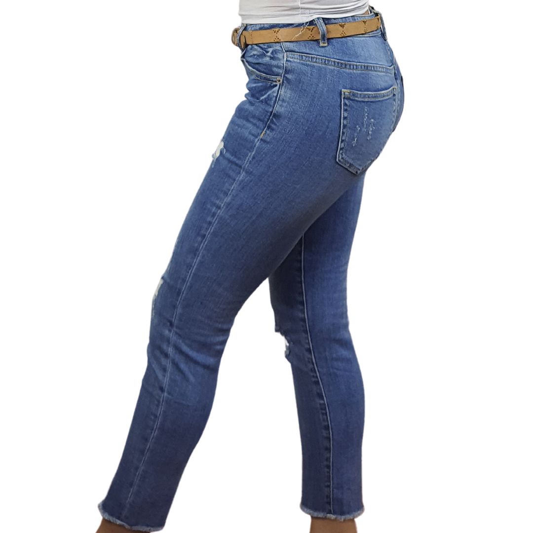Jeans Vero Moda Azul Claro Style CREEPER 9/10 SLIM JEANS(RN)