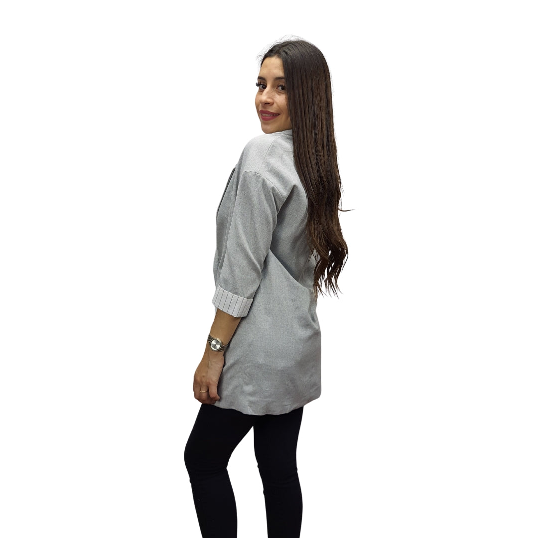 Blazer Vero Moda Gris Style SHANE 3/4 BLAZER(MM)