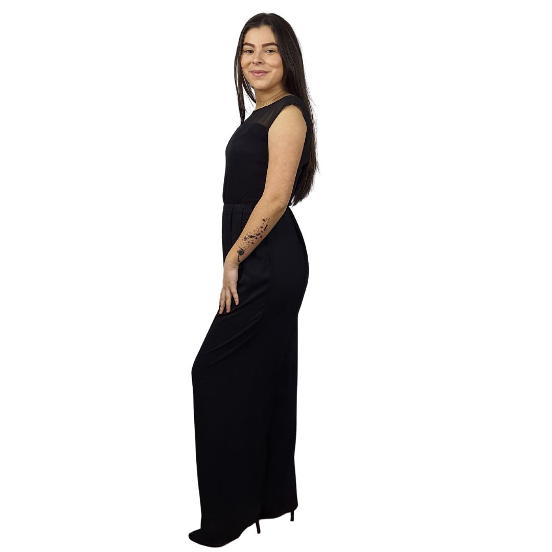 Entero Vero Moda Negro Style ADRAIN TENCEL CATSUIT(PM-ET-2)