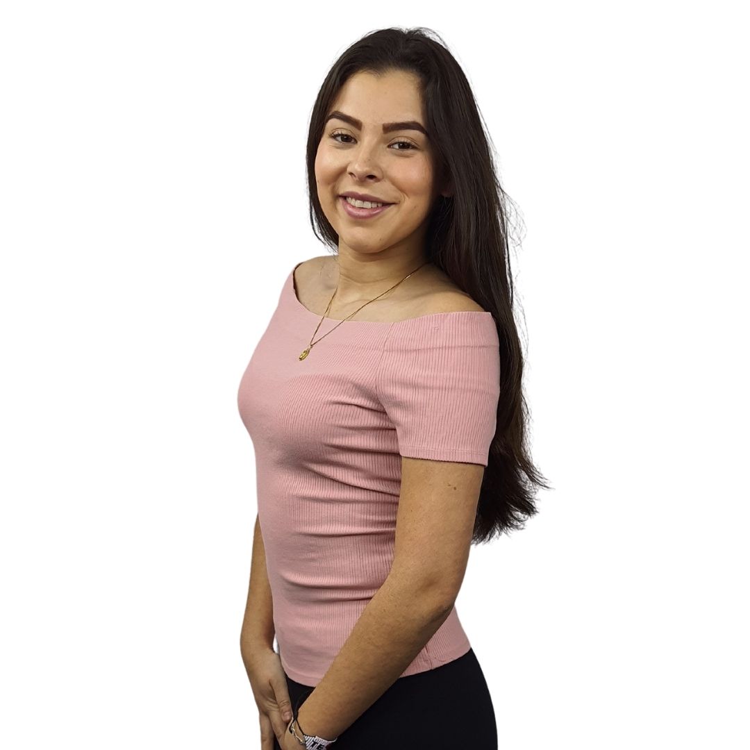 Blusa Vero Moda Rosado Claro Style GRA S/S TOP(TP-ET-2)