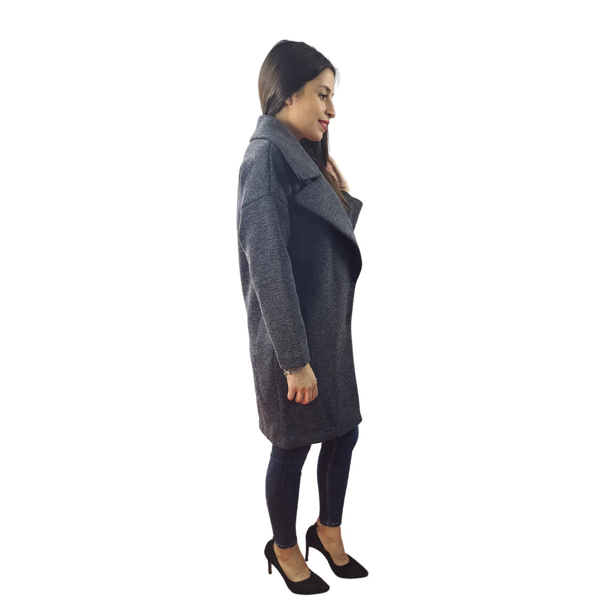 Blazer Vero Moda Gris Style ANNA SWEAT COAT(UM)