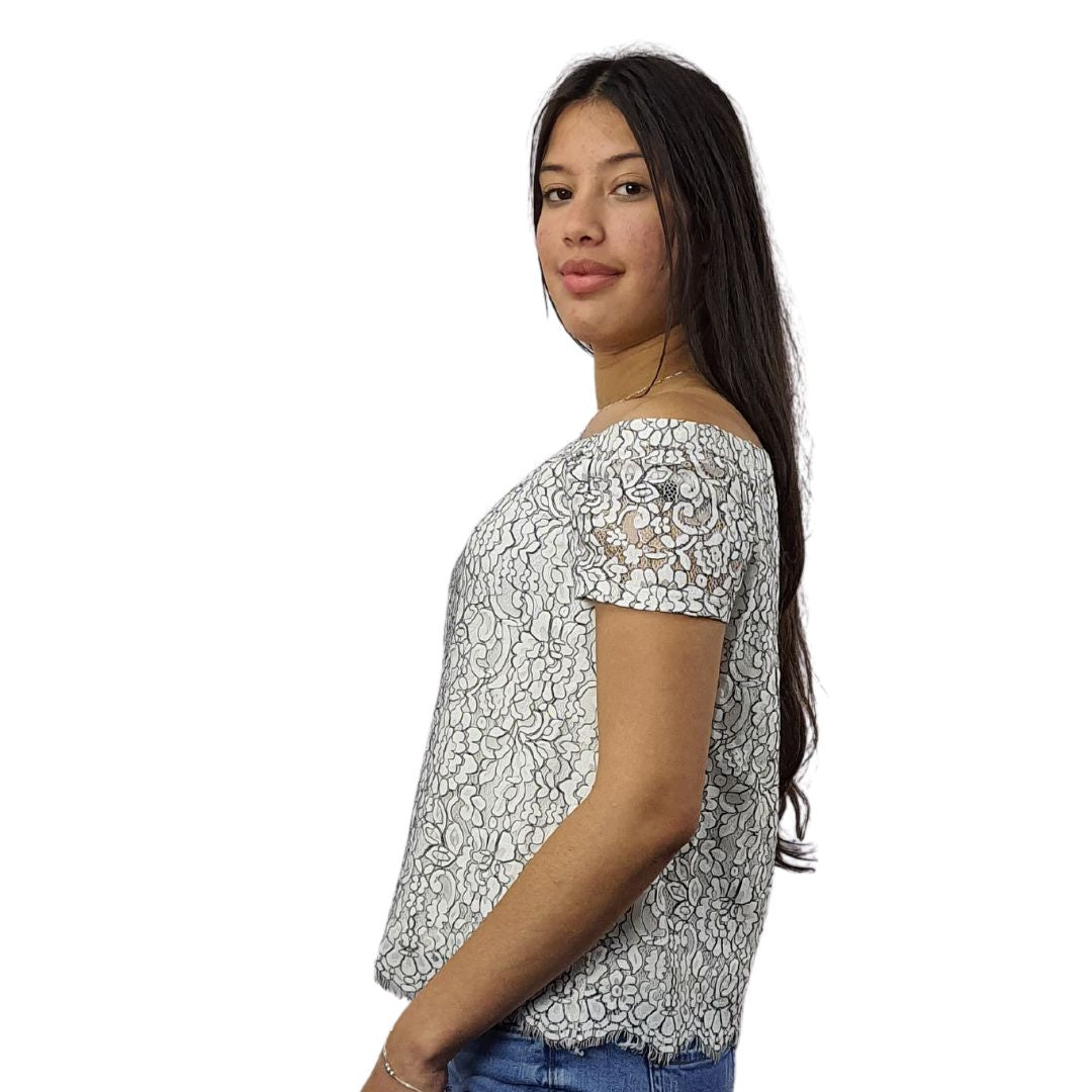 Blusa Vero Moda Blanco Style OLIVE S/S JERSEY TOP(VMC-HH)