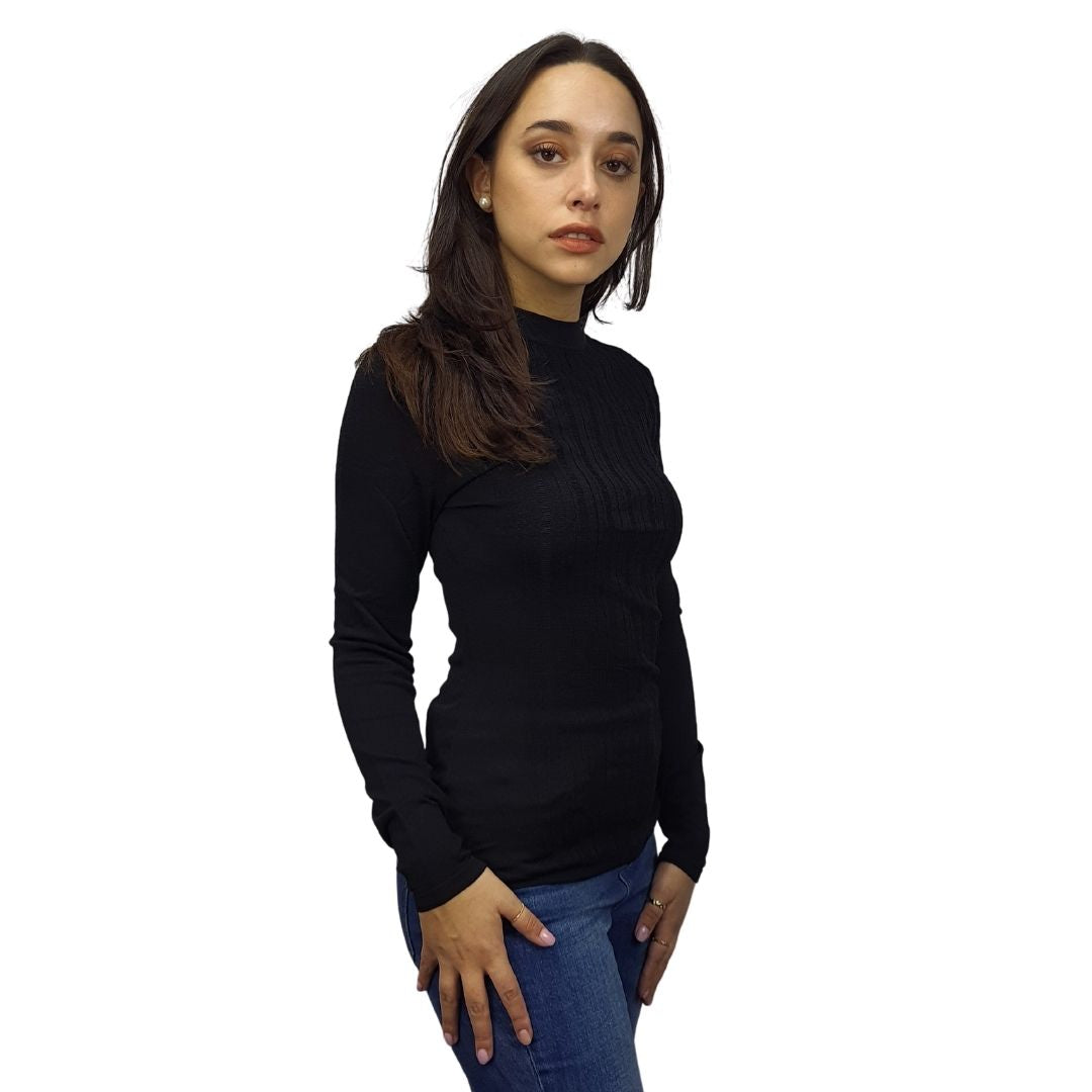 Sweater Vero Moda Negro Style LIKE L/S KNIT(VMC-BT)