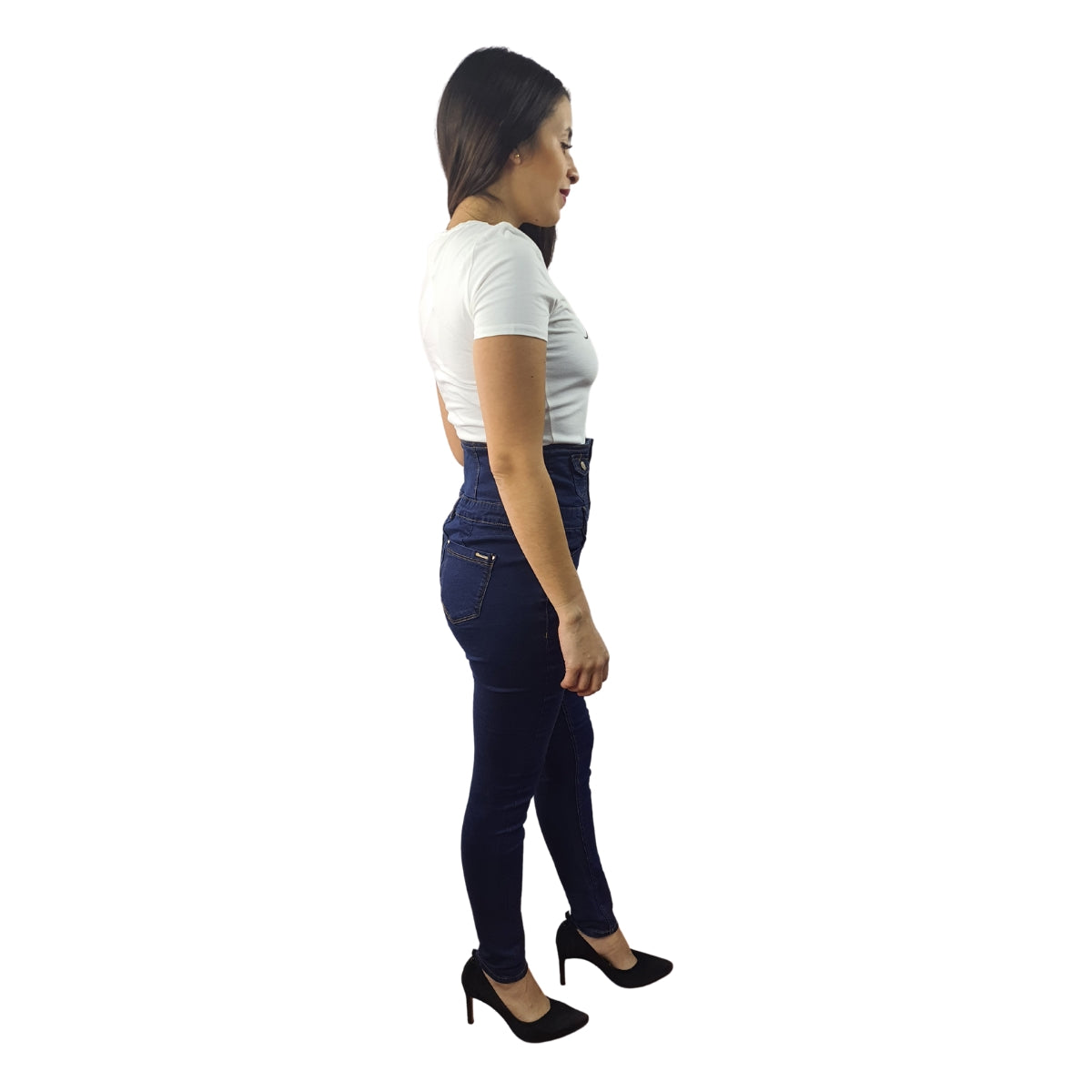 Jeans Vero Moda Azul Oscuro Style BOHEMIA HW X-SLIM JEANS(EL)