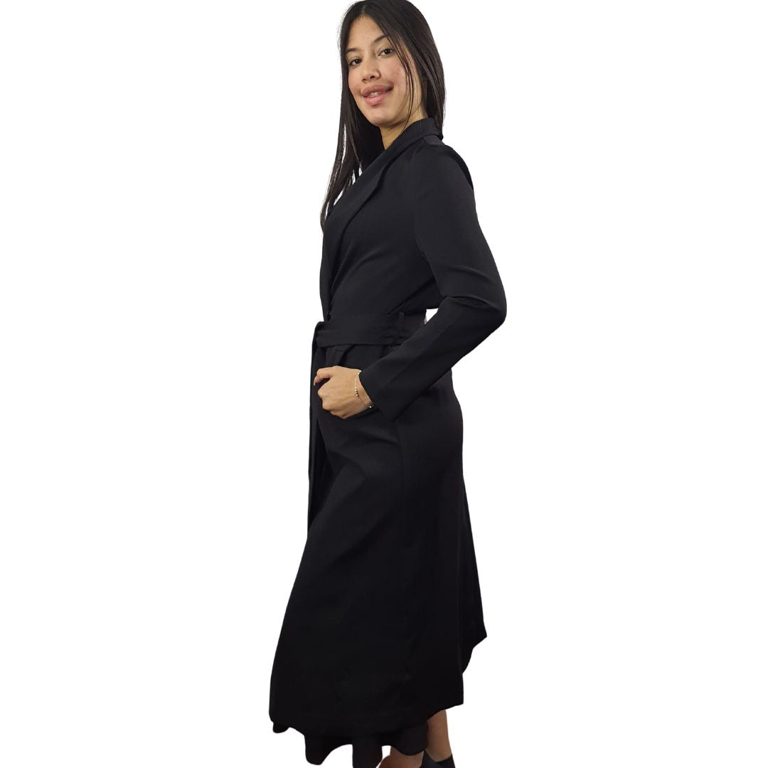 Blazer Vero Moda Negro Style ELSA L/S COAT(NL)