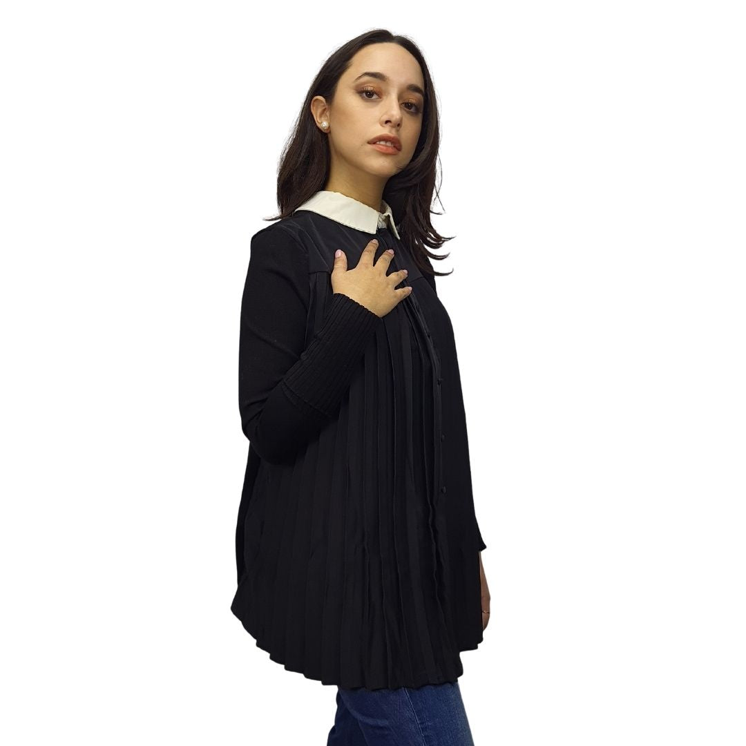 Sweater Vero moda Negro Style PIERROT L/S KNIT(VMC-PM-EC-1)