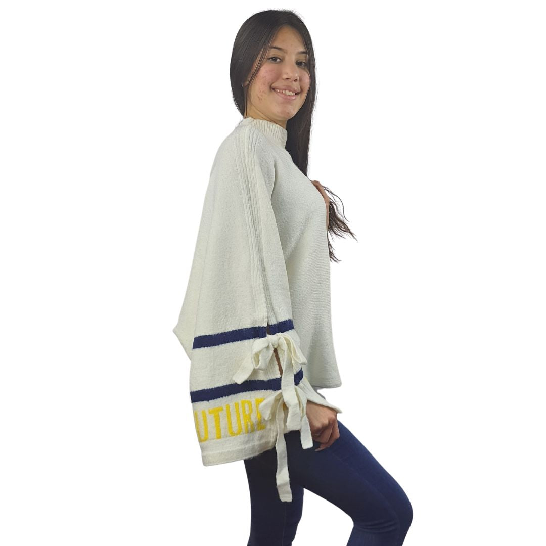 Sweater Vero Moda Blanco Style POTTO LETTERS L/S KNIT(LL)