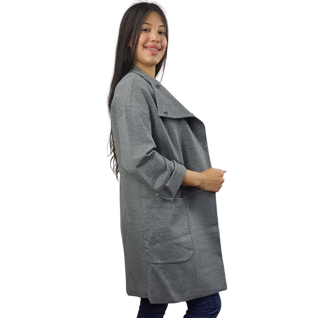 Blazer Vero Moda Gris Style AMICA 3/4 COAT(VMC-NL)