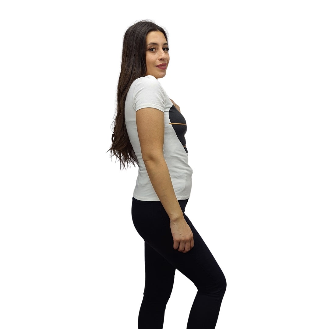 Polera Vero Moda Blanco Style KIRA S/S TOP(NL)