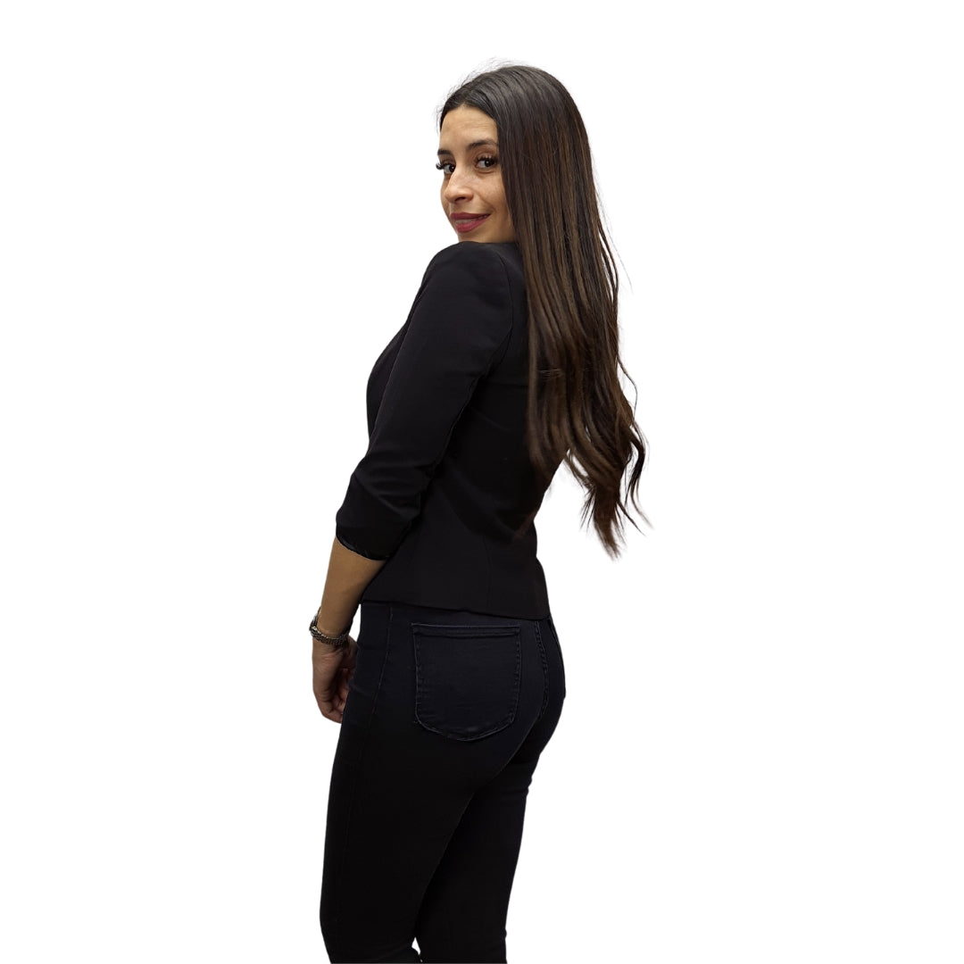 Blazer Vero Moda Negro Style AMANDA 3/4 BLAZER(VMC-NN)