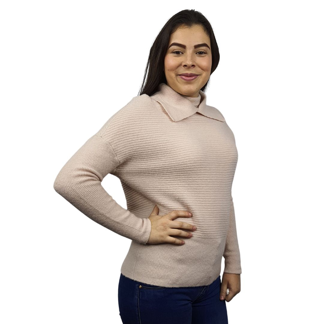 Sweater Vero Moda Salmon Style PENNY ROLL NECK L/S KNIT(VMC-AL)