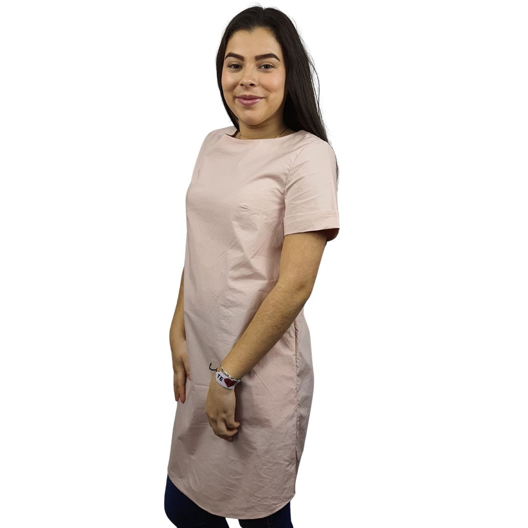 Blusa Vero Moda Rosa Vieja Style FRESSIA S/S LONG TOP(VMC-NE-EC-2)