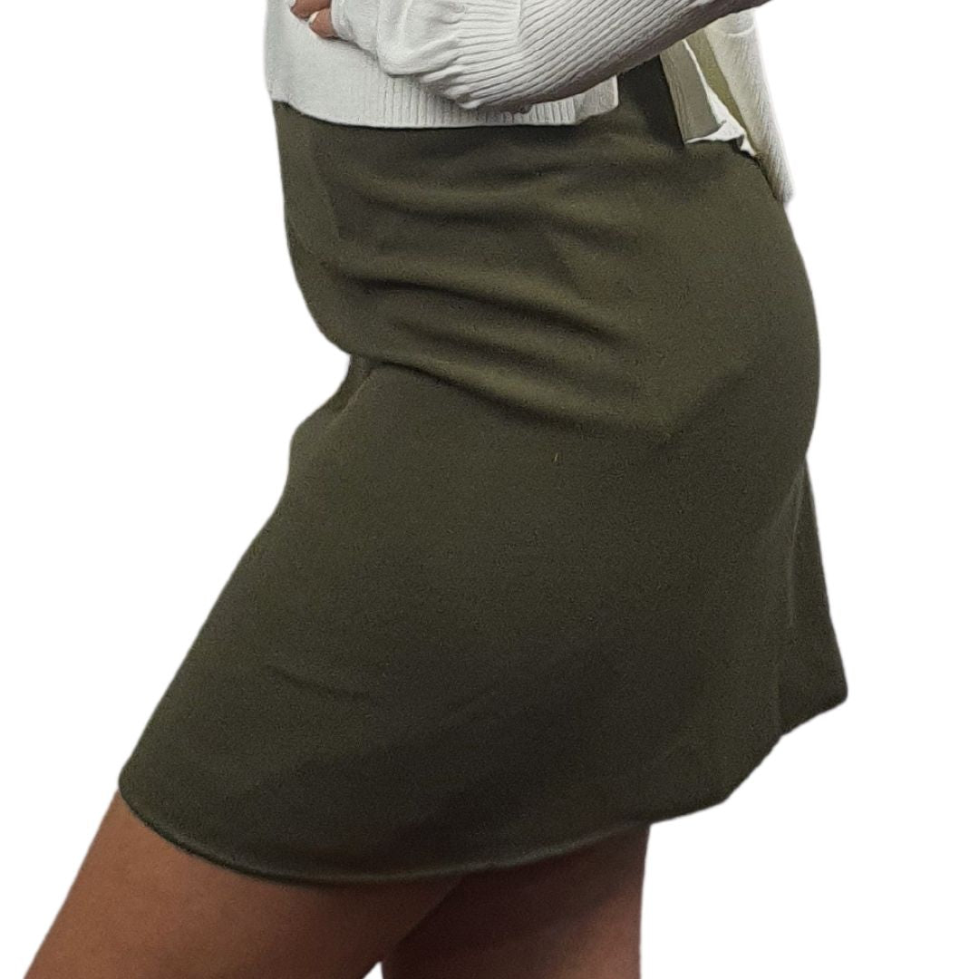 Falda Vero Moda Verde Style ENYO MICROSUEDE MINI SKIRT(NN)