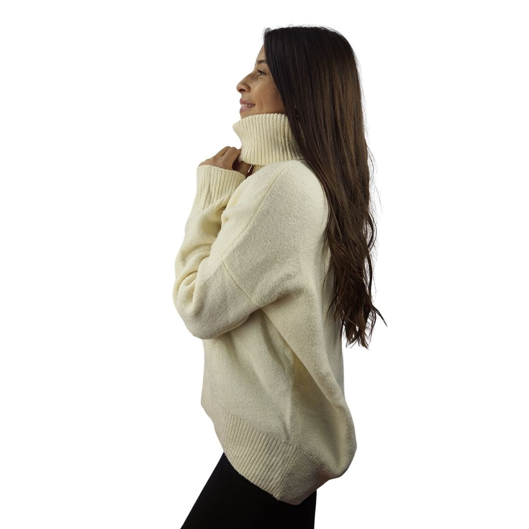 Sweater Vero Moda Crema Style SHELL L/S KNIT(VMC-BN-CT-1)
