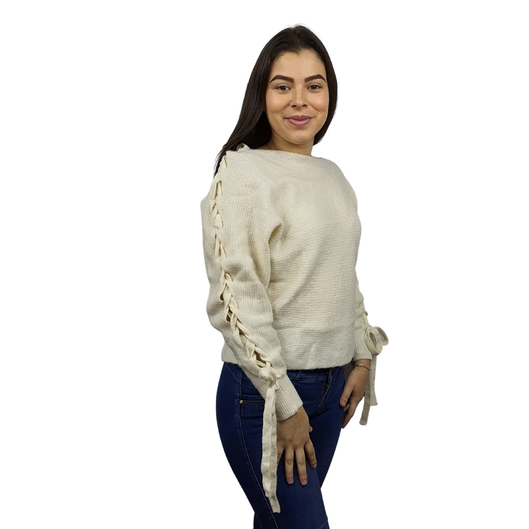 Sweater Vero Moda Blanco Style UNIT L/S KNIT(VMC-PF)