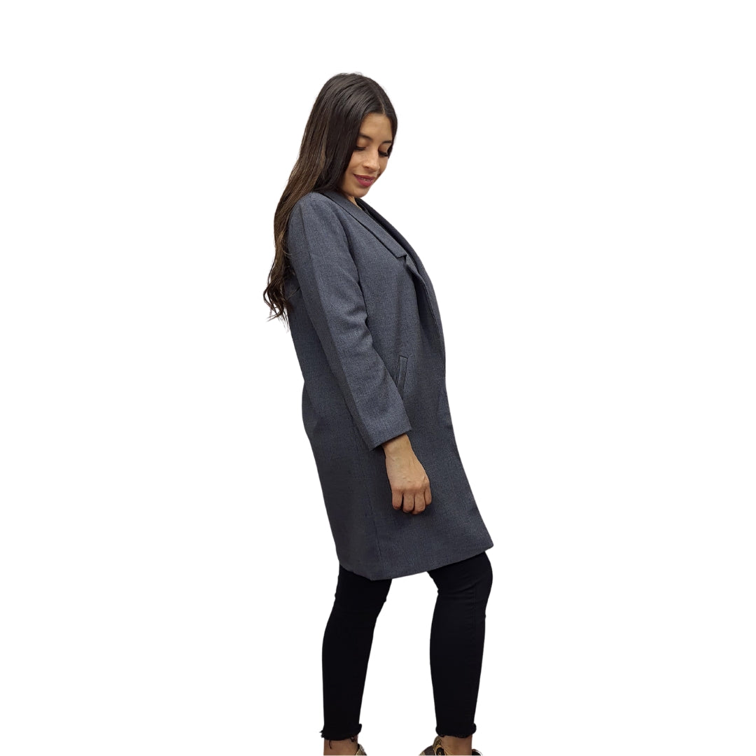 Blazer Vero Moda Gris Style STINA 7/8 BLAZER(VMC-NL)